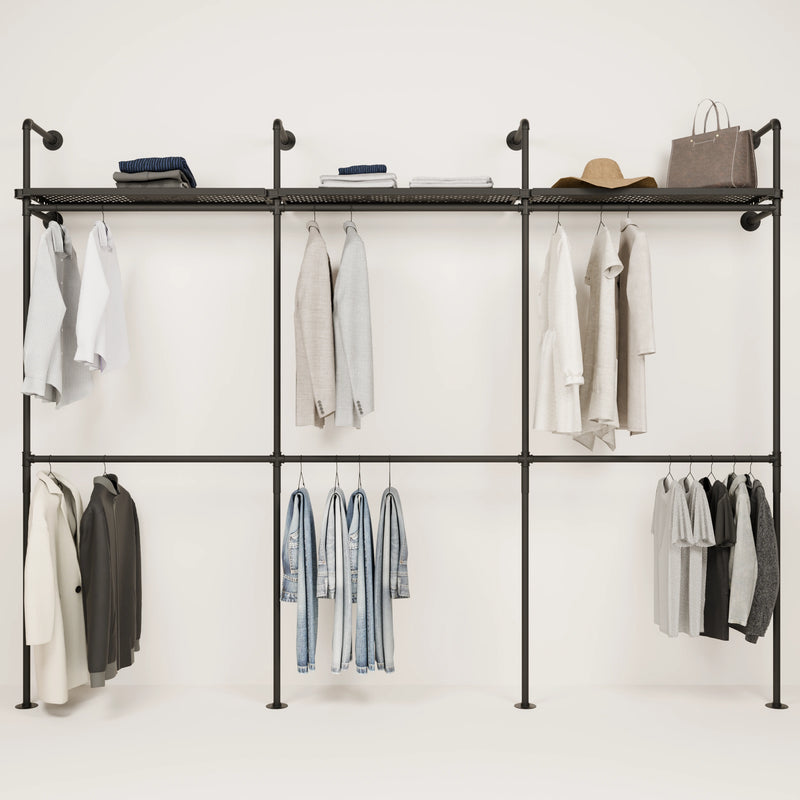 KIM DOUBLE 3 METAL – 3 Regalböden oben