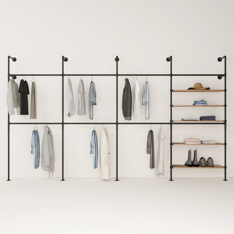 KIM DOUBLE 4 OAK – 5 Regalböden