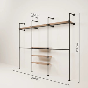 KIM DOUBLE 3 OAK – 6 polic