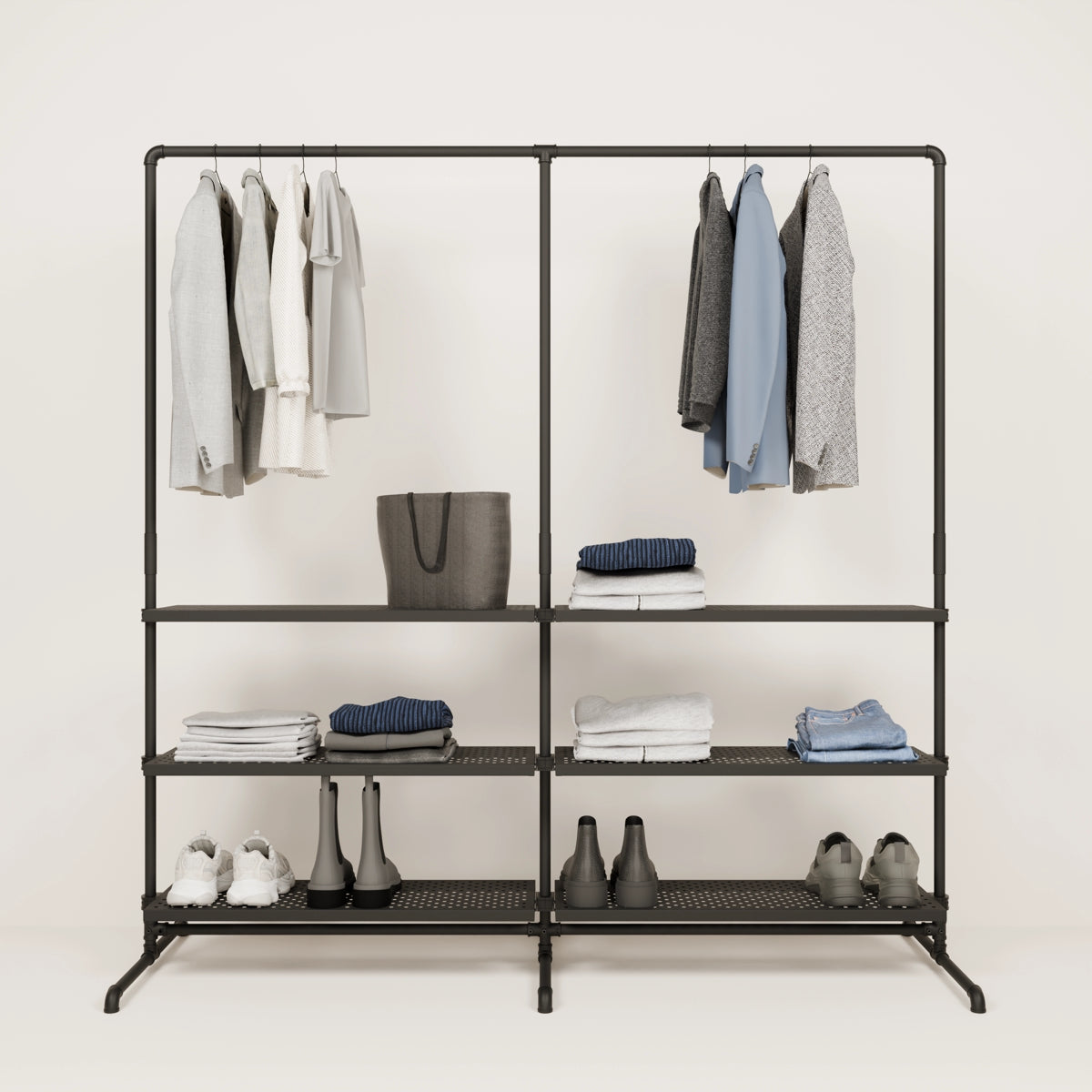 LAS 2 METAL – 6 shelves