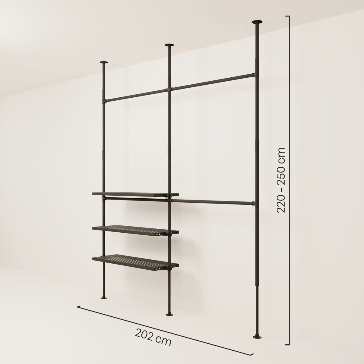 LOFT 2 METAL – 3 prateleiras