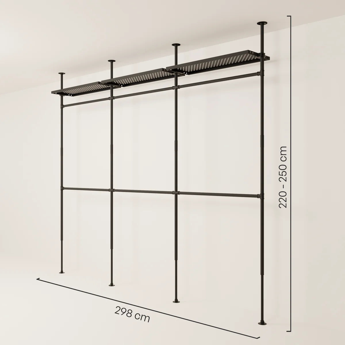 LOFT 3 METAL – 3 polic výše