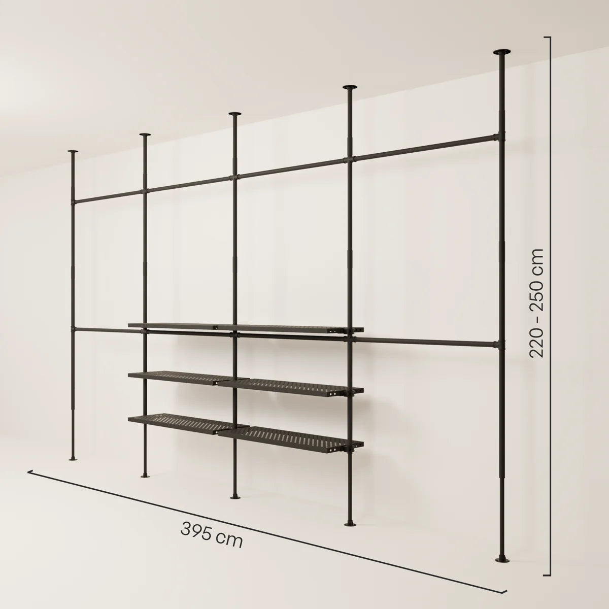 LOFT 4 METAL – 6 polic uprostřed