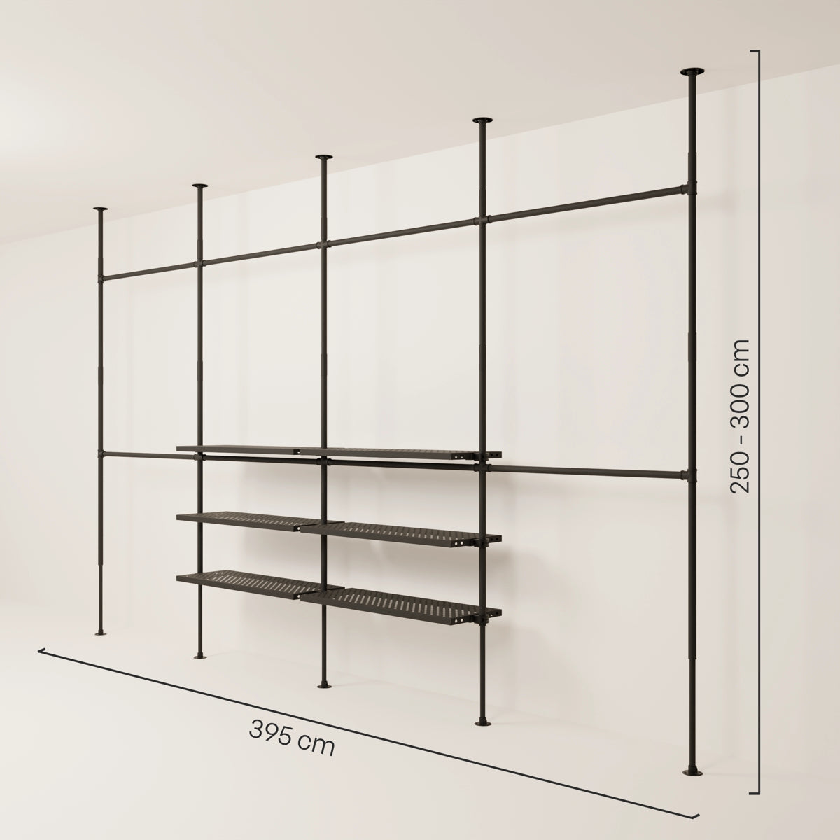 LOFT 4 METAL – 6 polic uprostřed