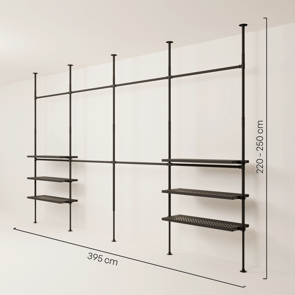 LOFT 4 METAL – 6 estantes afuera