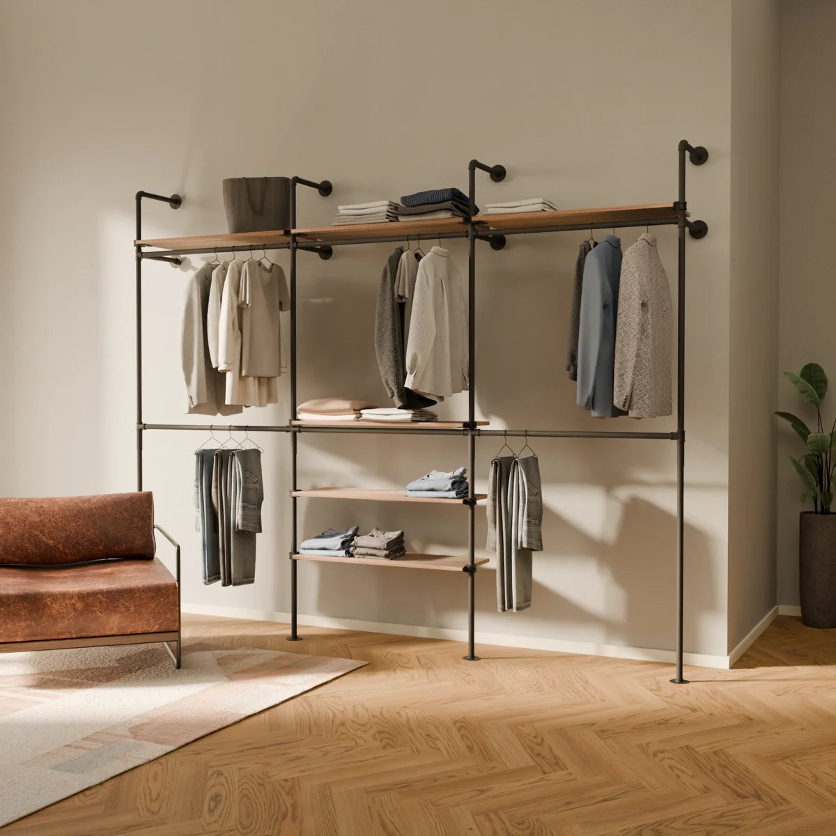 KIM DOUBLE 3 OAK – 6 polic