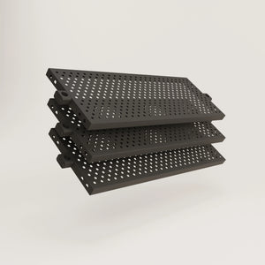 Black metal shelf – Set of 1 | Set of 3 | Set of 5