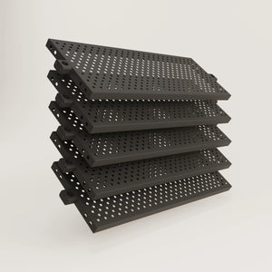 Black metal shelf – Set of 1 | Set of 3 | Set of 5
