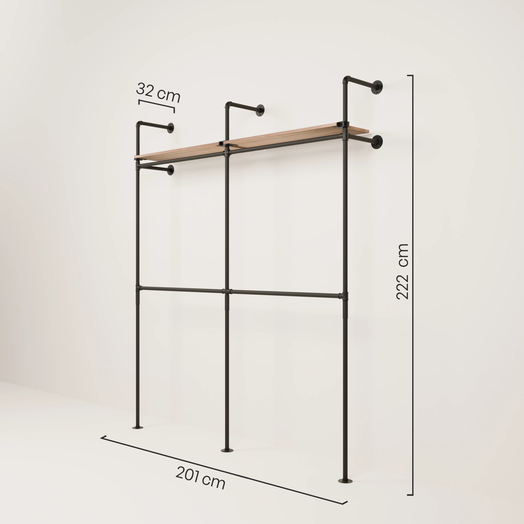 KIM DOUBLE 2 OAK – 2 polic