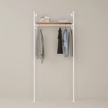 KIM 1 OAK – 1 horní police | bílá