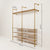 KIM 2 OAK – 8 shelves | gold