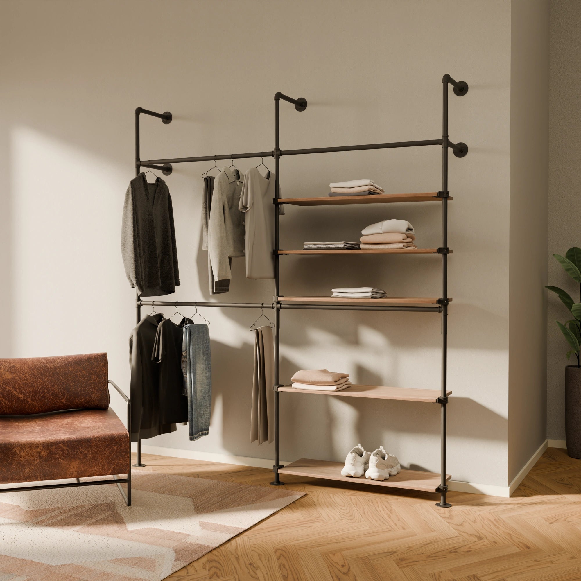 KIM DOUBLE 2 OAK – 5 polic vpravo