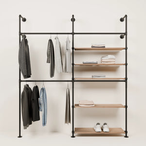 KIM DOUBLE 2 OAK – 5 polic vpravo