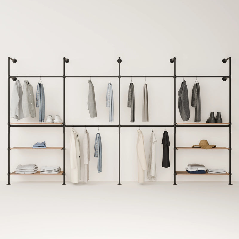 KIM DOUBLE 4 OAK – 6 spodní police