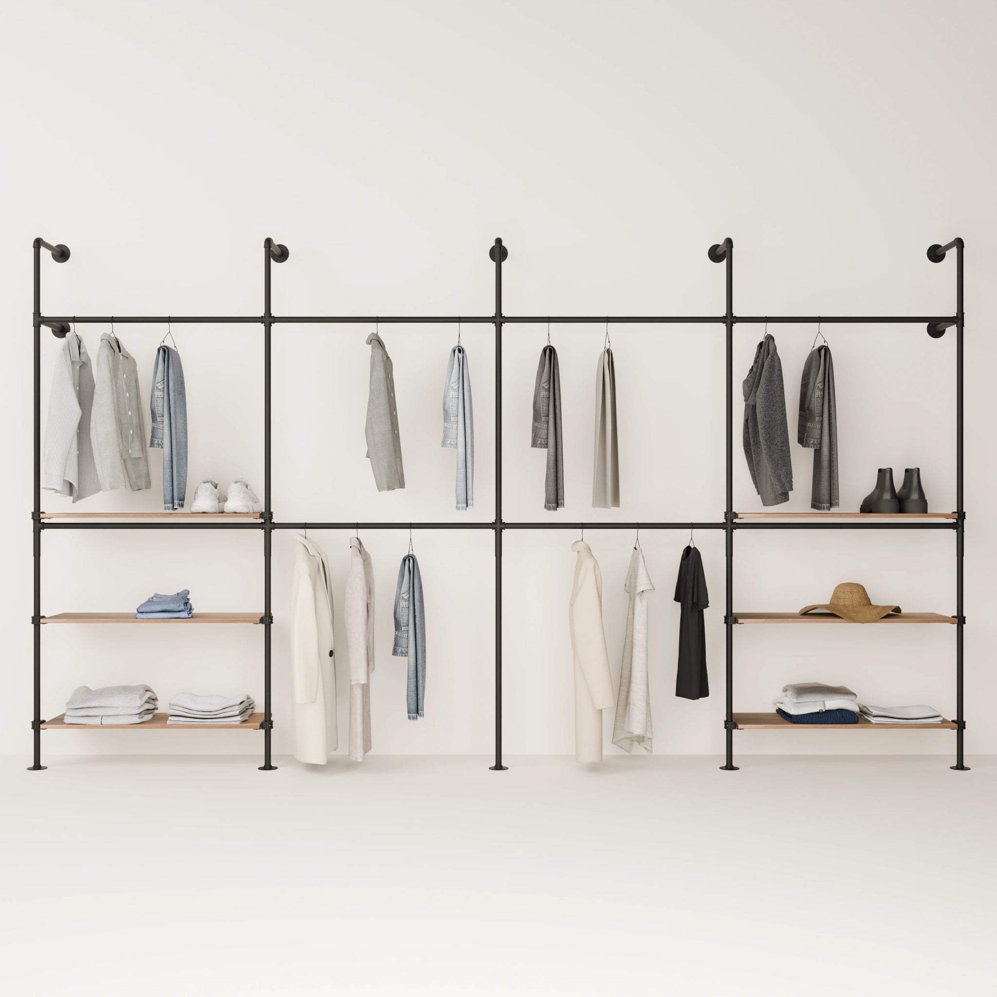 KIM DOUBLE 4 OAK – 6 spodní police