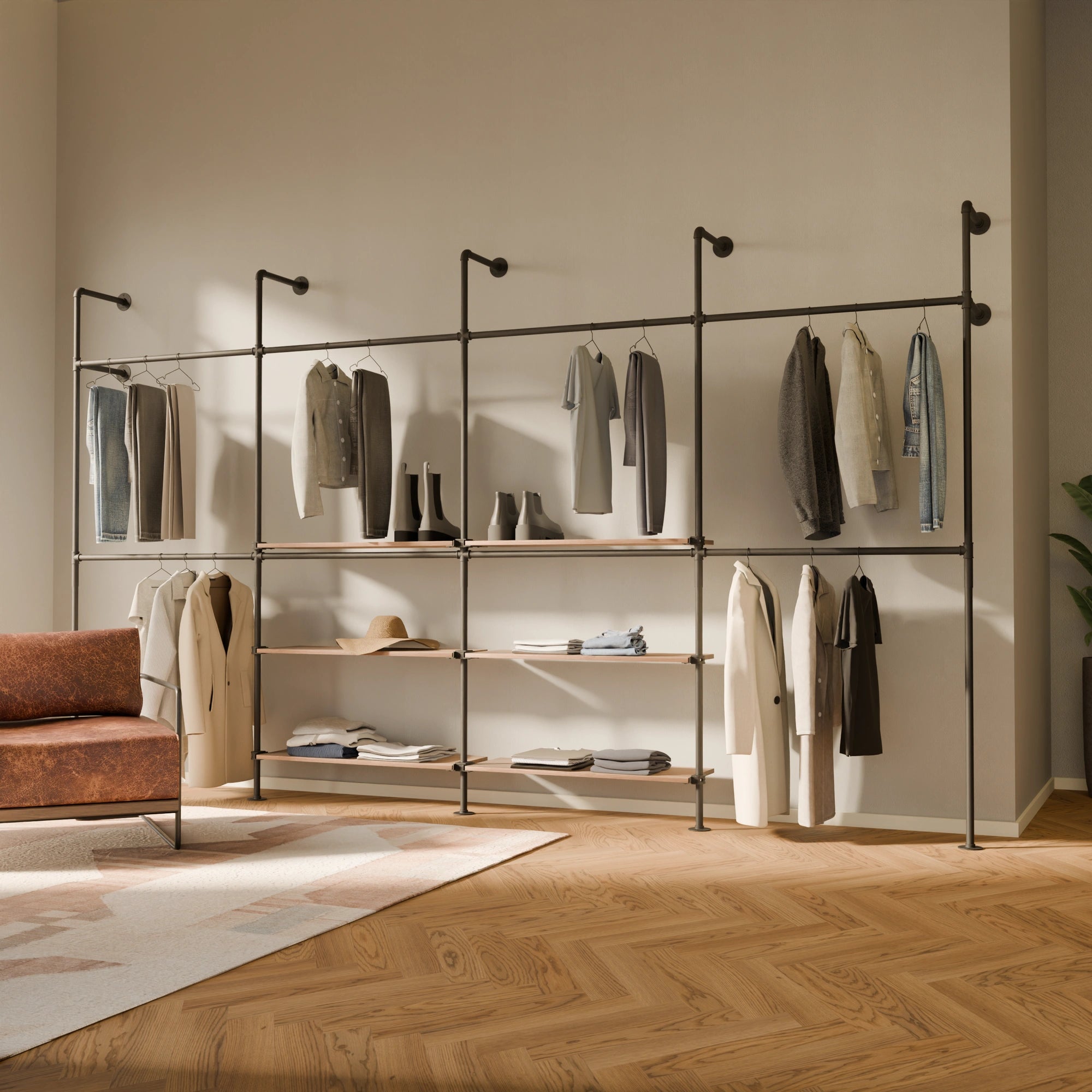 KIM DOUBLE 4 OAK – 6 polic uprostřed
